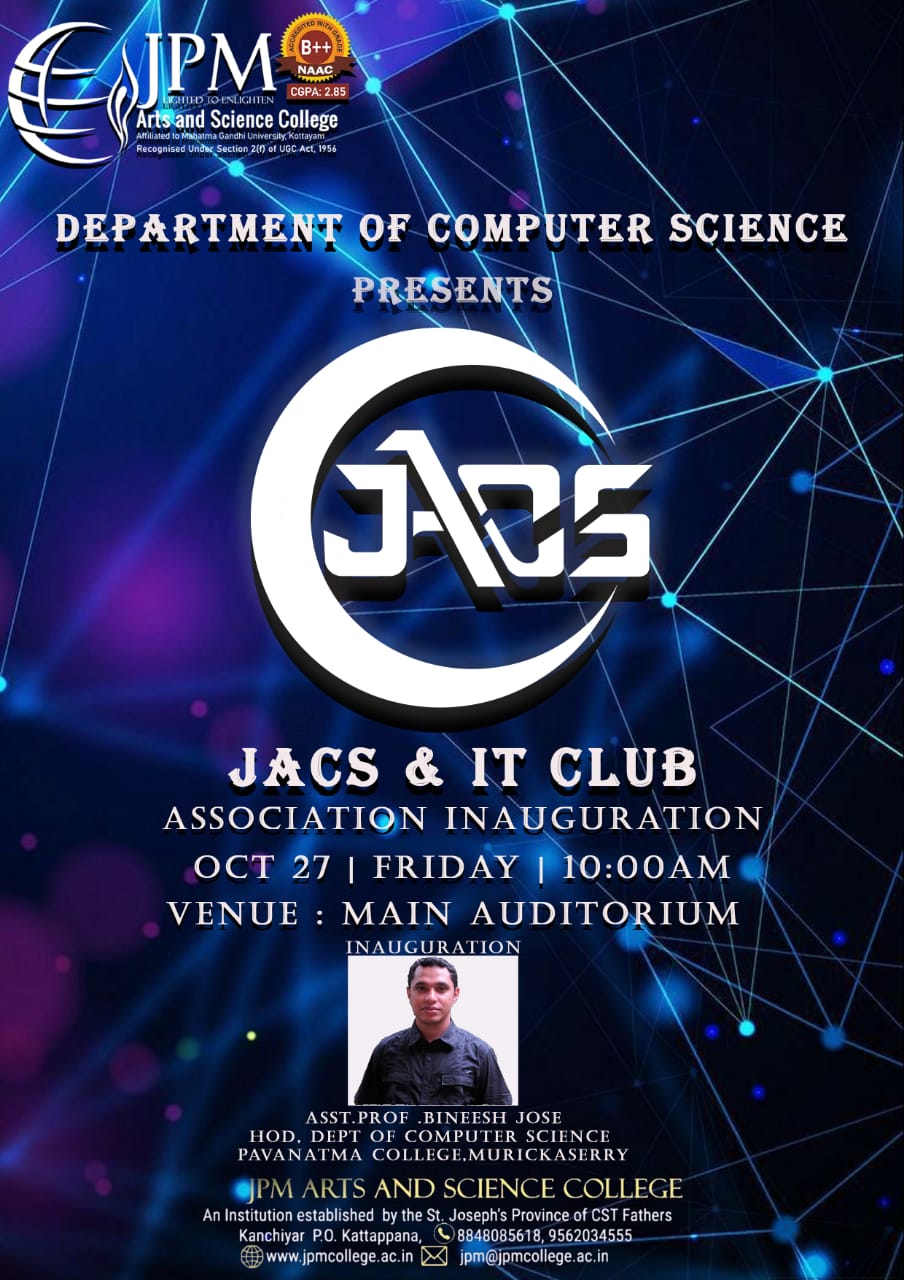 JACS & IT CLUB ASSOCIATION INAUGURATION 2023